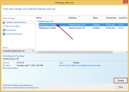 removel_Delta_Search_from_IE