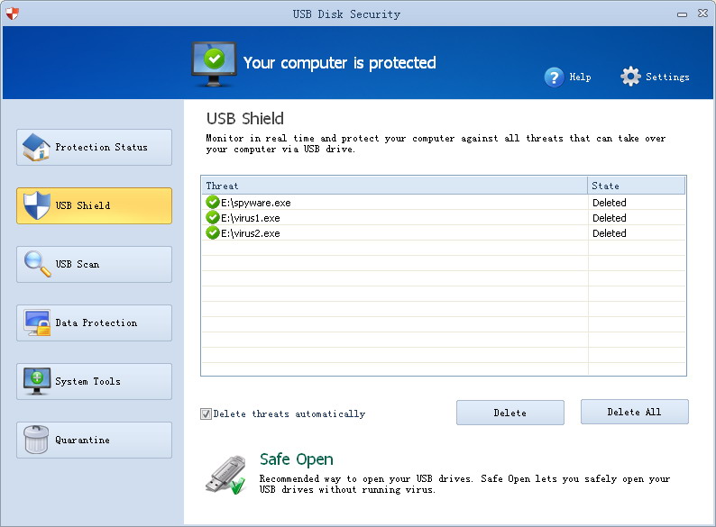 uninstall USB Disk Security
